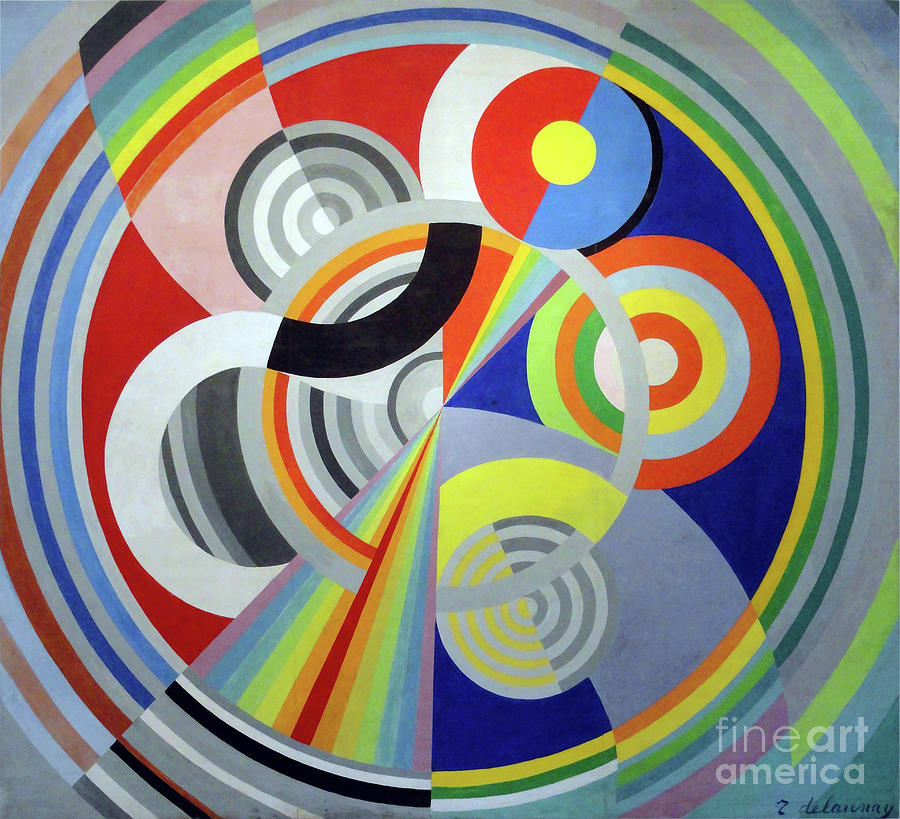 Rhythm n1 by Robert Delauney Painting by Art Anthology - Pixels