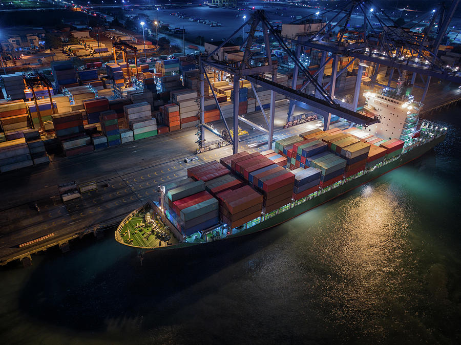 Vessel and container box Photograph by Anek Suwannaphoom - Pixels