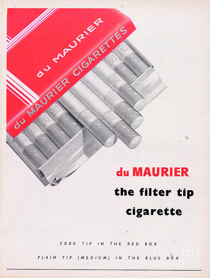 du maurier cigarettes | Collections Online Sold at Auction: Advertising Poster