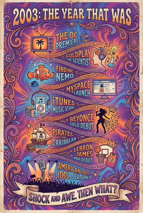 2003 The Year That Was Digital Art by Travel Timelines - Pixels