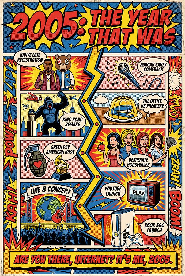 2005 The Year That Was Digital Art by Comic Timelines - Pixels