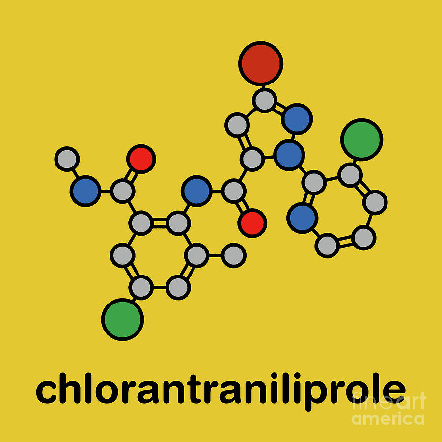 Chlorantraniliprole Insecticide Molecule #3 Photograph by Molekuul ...