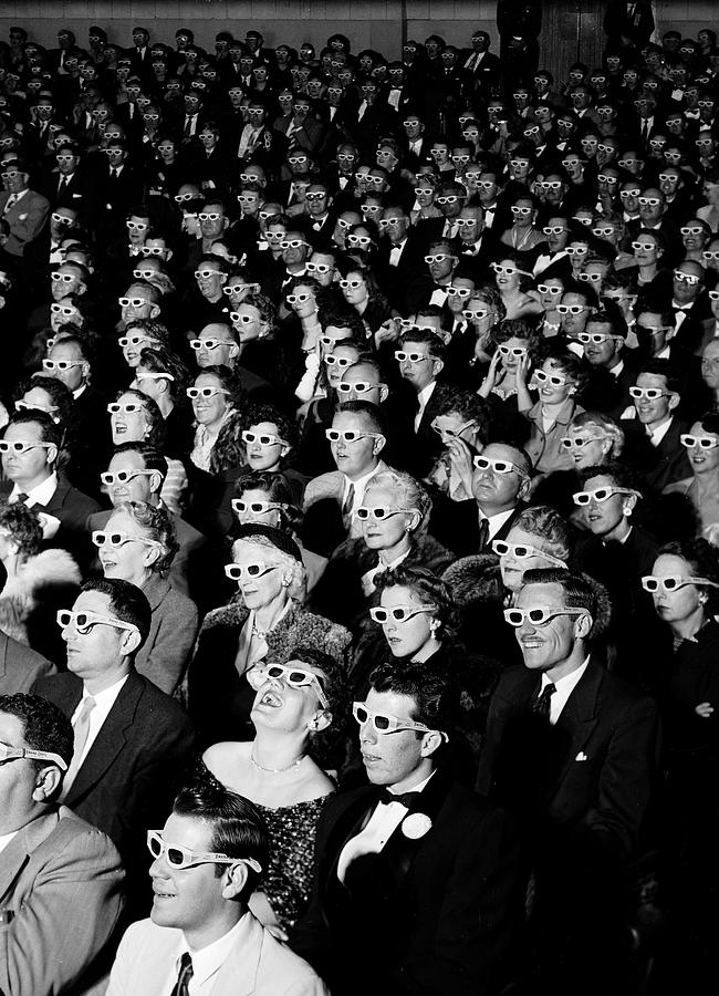 3D Film Audience by JR Eyerman