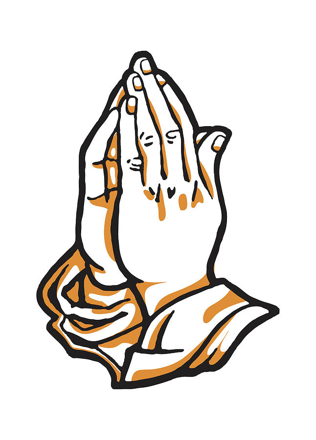 Praying Hands #6 Drawing by CSA Images - Pixels