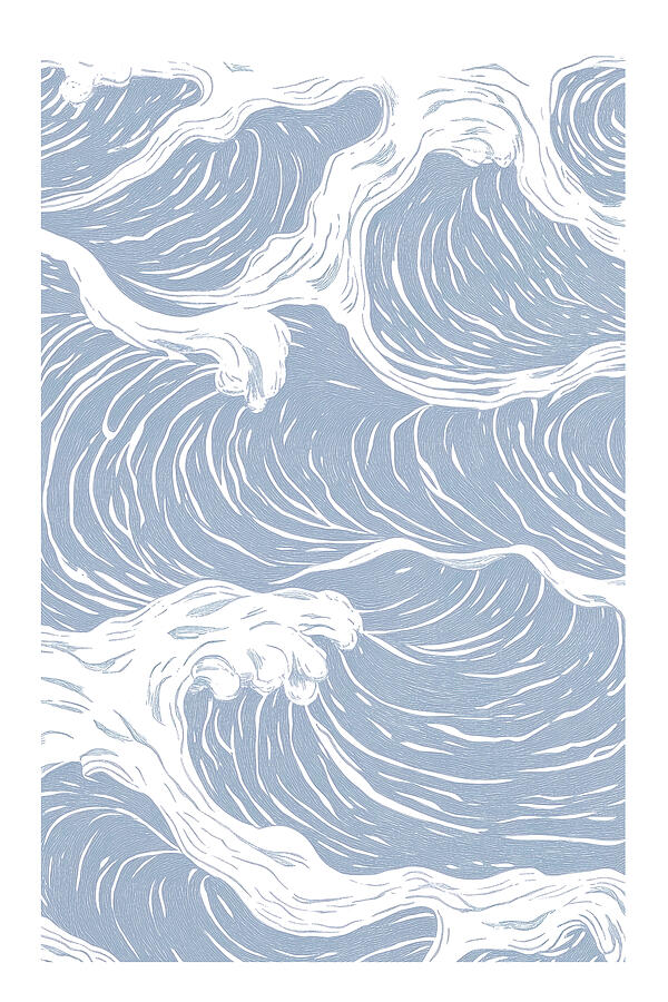 Abstract Ocean Wave Photograph by Melloi Art Prints - Pixels
