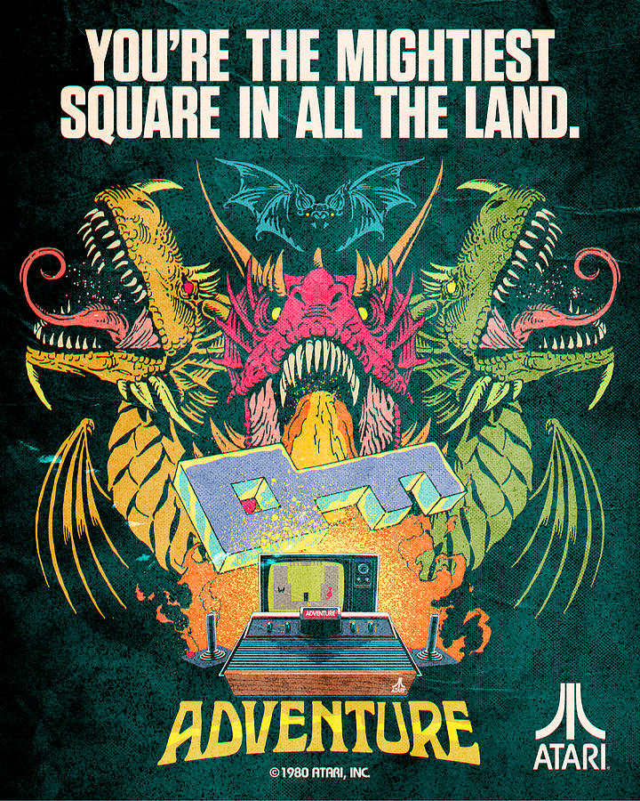 Atari X Adventure (Edition #2435) Digital Art by 50 Years of Atari NFT ...