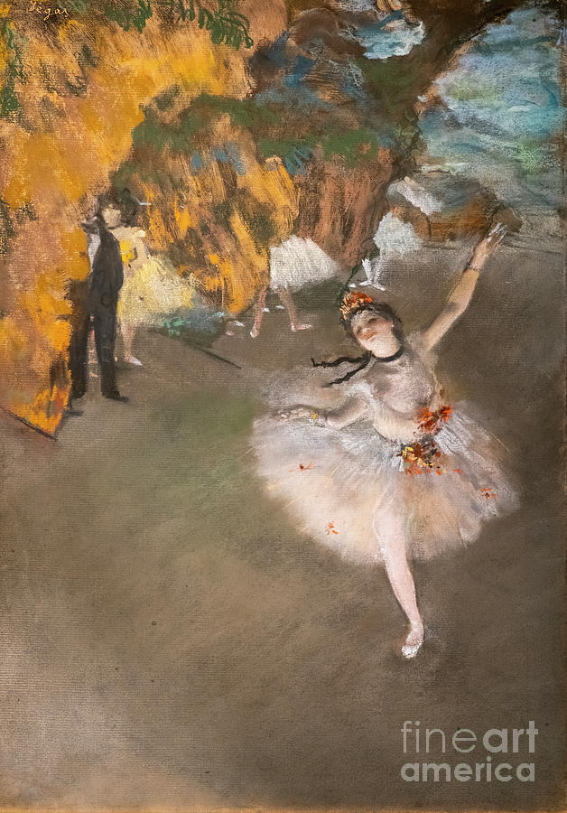 Ballet, Pastel Painting by Edgar Degas - Pixels