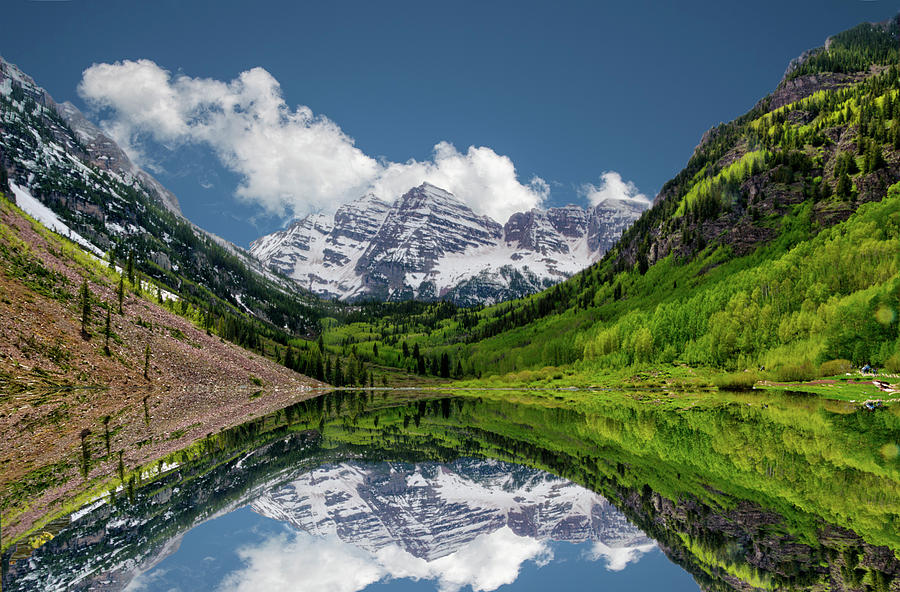Colorado mountain reflection by Dan Friend