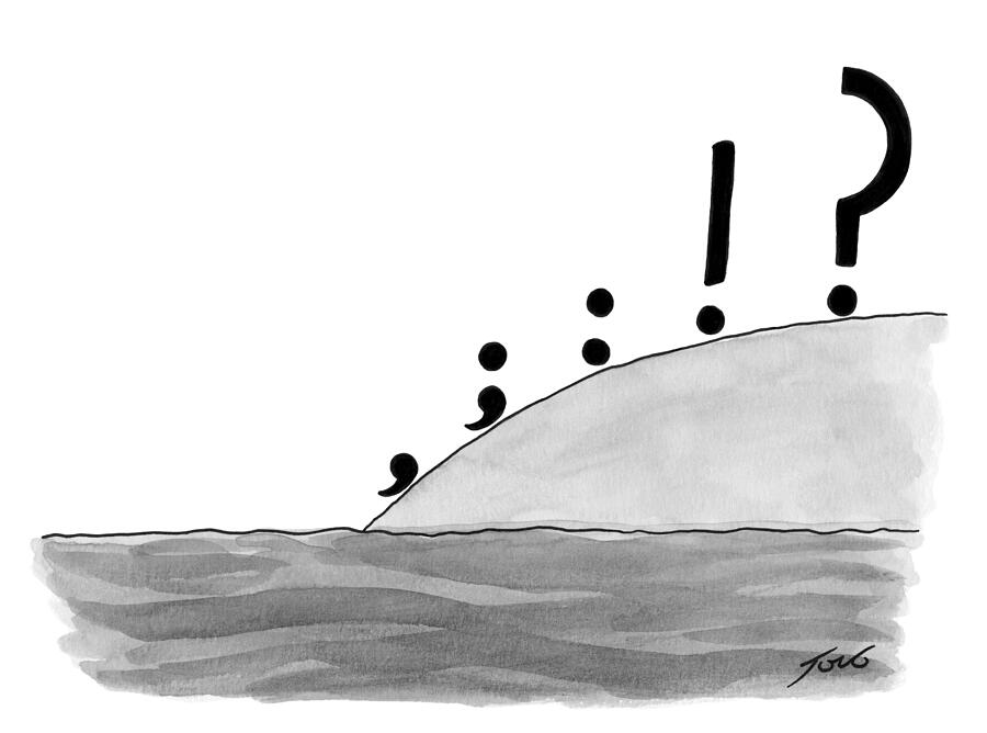 Evolution Of The Question Mark Drawing by Tom Toro - Pixels