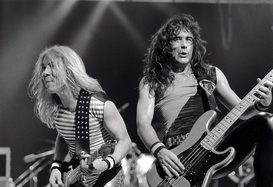 Iron Maiden - Dave Murphy And Steve Photograph by Brian Rasic - Pixels