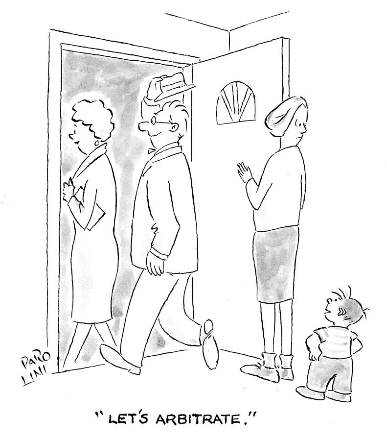 Let's Arbitrate Drawing by Elmer Parolini - Pixels