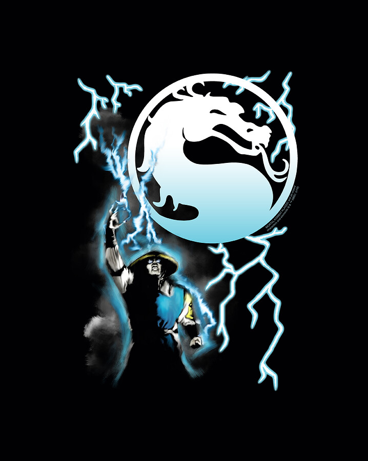 Mortal Kombat Klassic - Raiden Digital Art by Brand A - Pixels