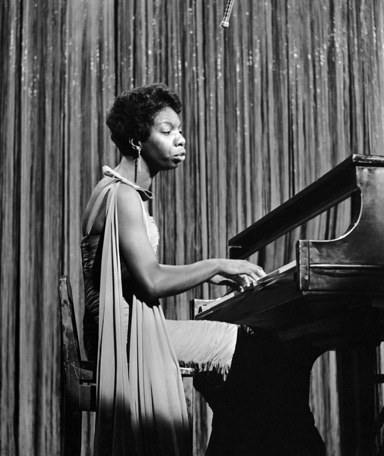 Nina Simone On Ed Sullivan Photograph by Michael Ochs Archives