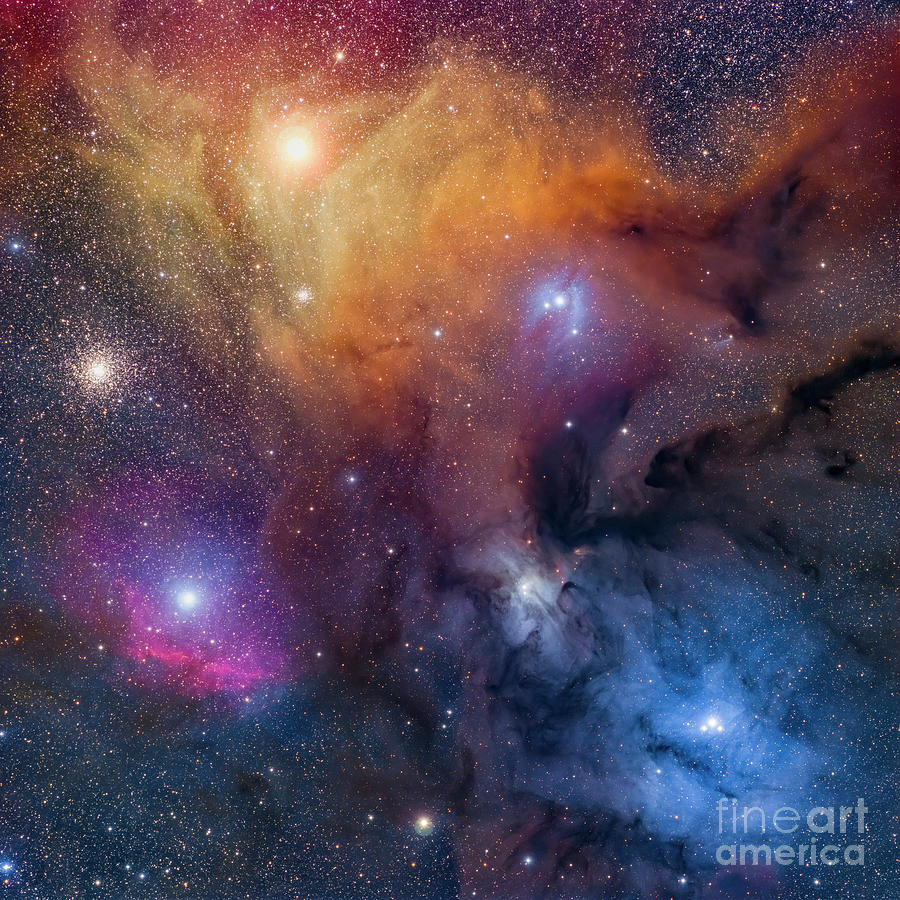 Rho Ophiuchi Nebula Complex Photograph by Russell Croman / Science ...