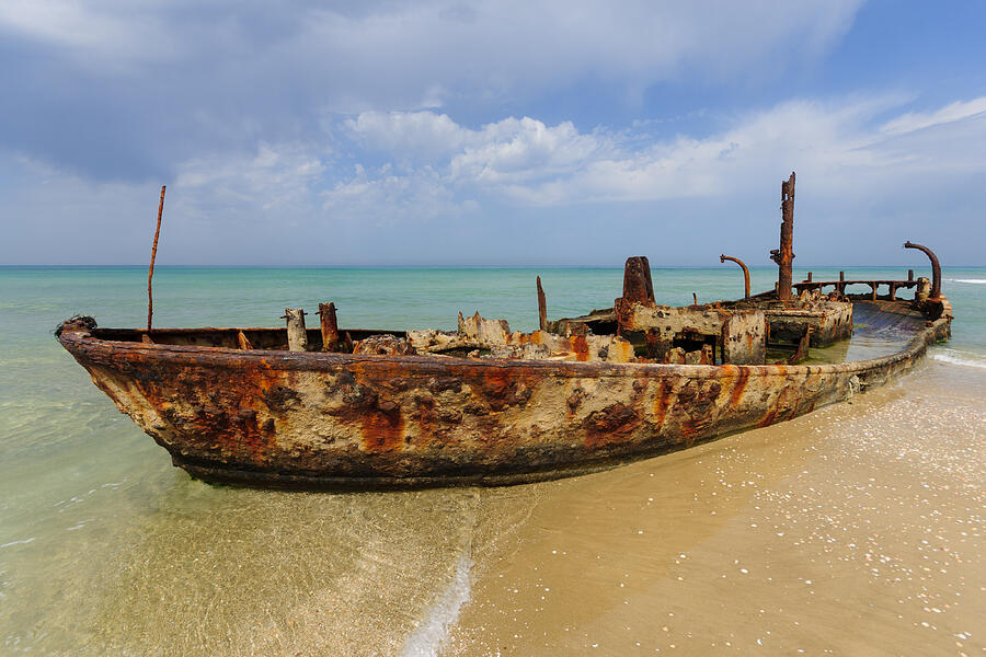 Rusty Shipwreck Photograph by Ran Dembo - Pixels