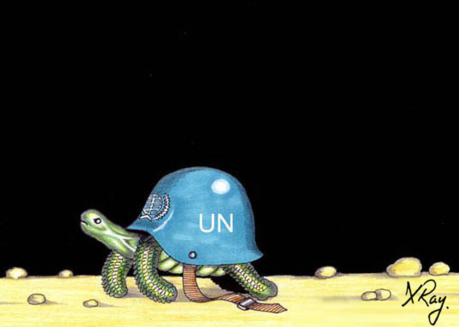 United Nations Troops Drawing by Xray - Pixels