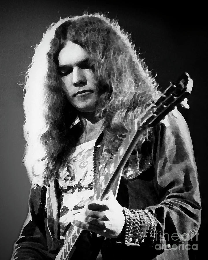 Vintage Gary Rossington by Billy Knight