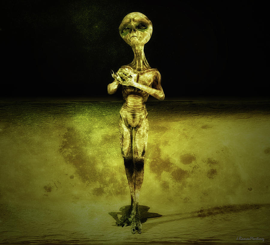 Yellow Alien by Ramon Martinez