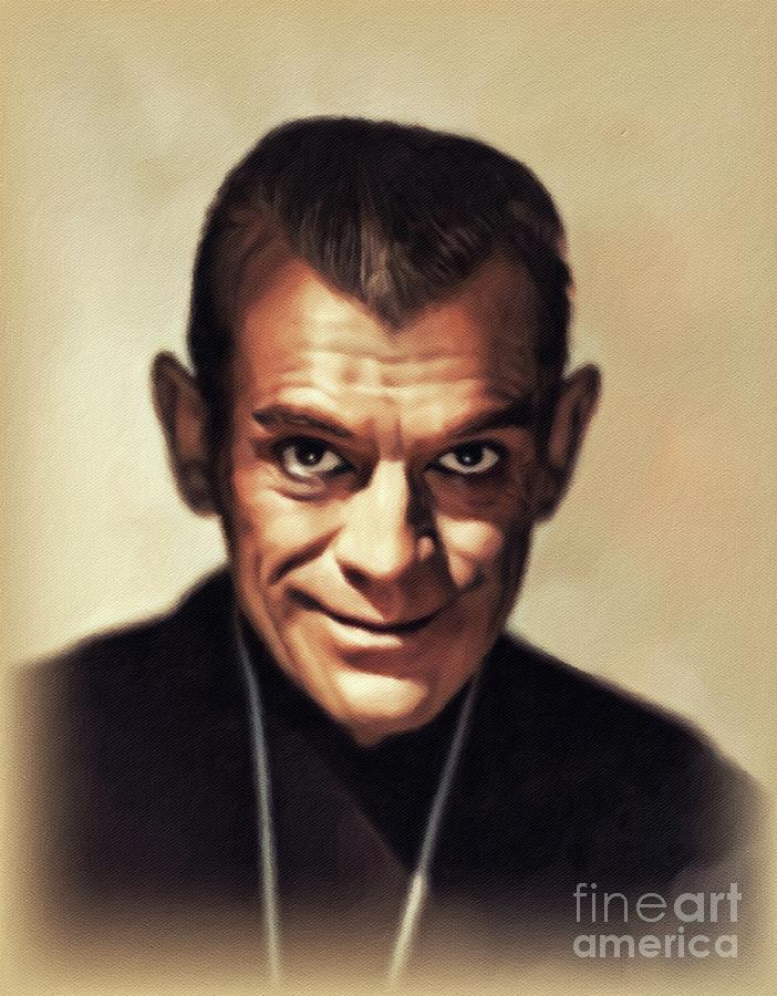 Boris Karloff, Vintage Actor #3 Painting by Esoterica Art Agency - Pixels