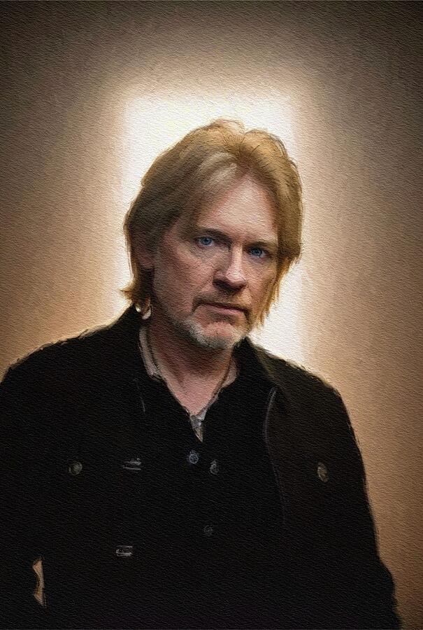 Daryl Hall, Music Star #4 Painting by John Springfield - Pixels