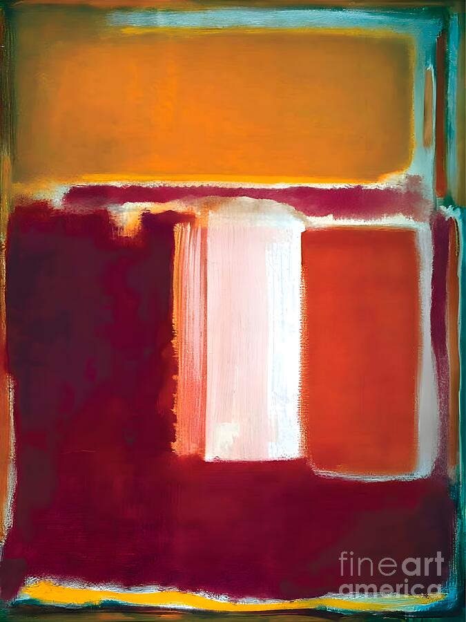 Mark Rothko art drawing #7 Painting by Mark Rothko - Pixels