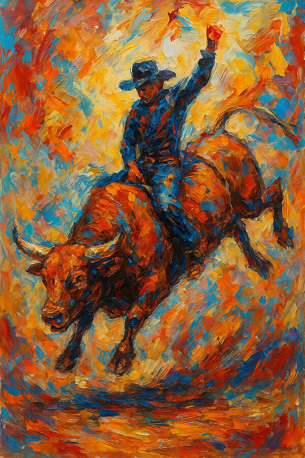 8 Second Ride Digital Art by Aaron Martens - Pixels