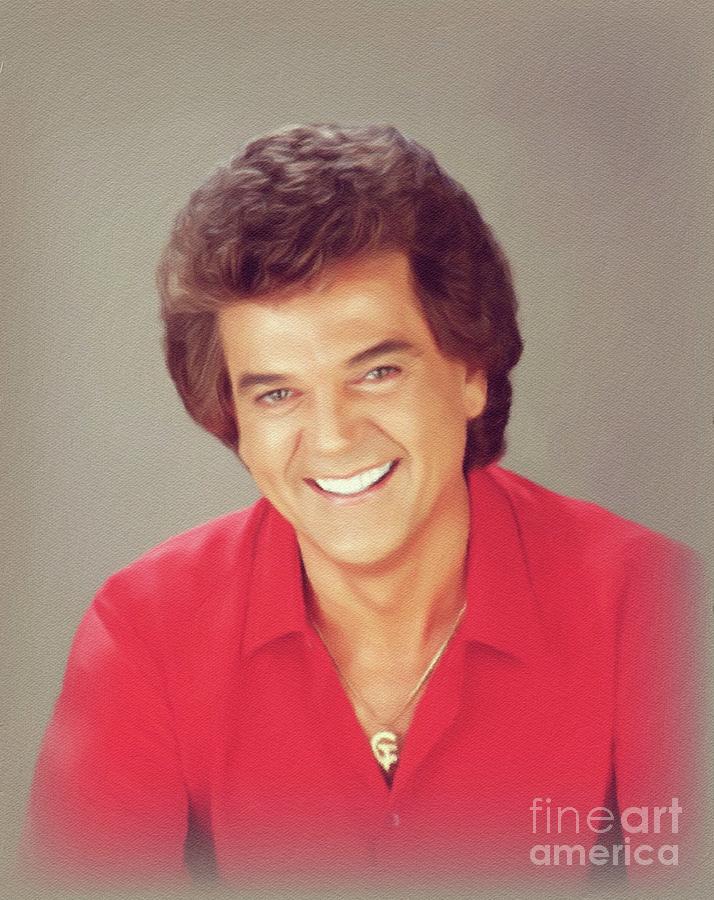 Conway Twitty, Music Legend #9 Painting by Esoterica Art Agency - Pixels