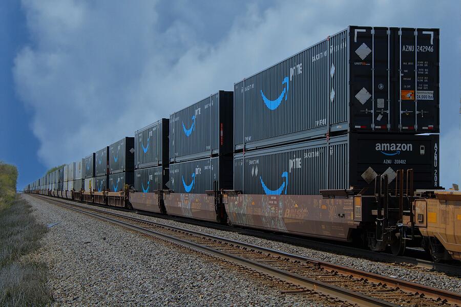 Amazon Train on the move Photograph by Roger Look - Pixels