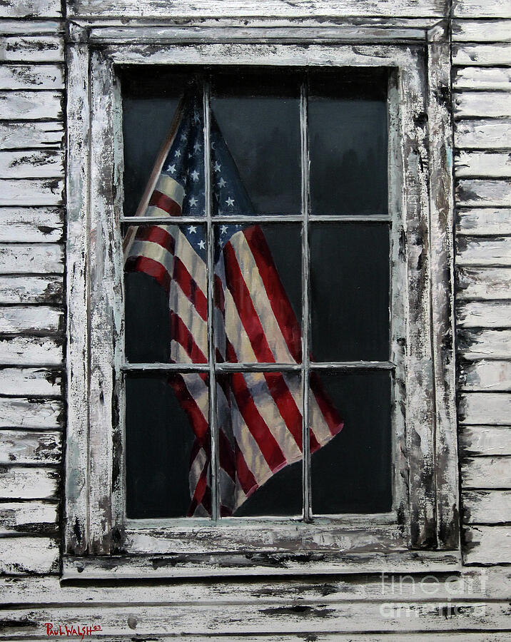 American Flag Window by Paul Walsh