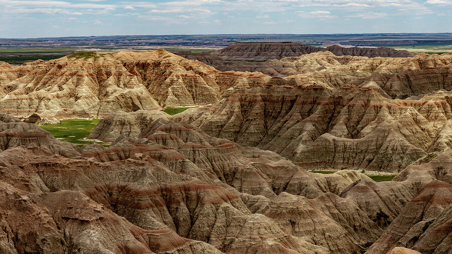 Badlands Panoramic by Bill Gallagher