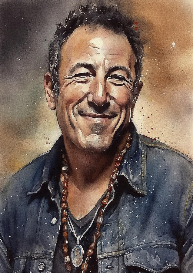 Bruce Springsteen Digital Art by Dieu Vuong Kha - Pixels
