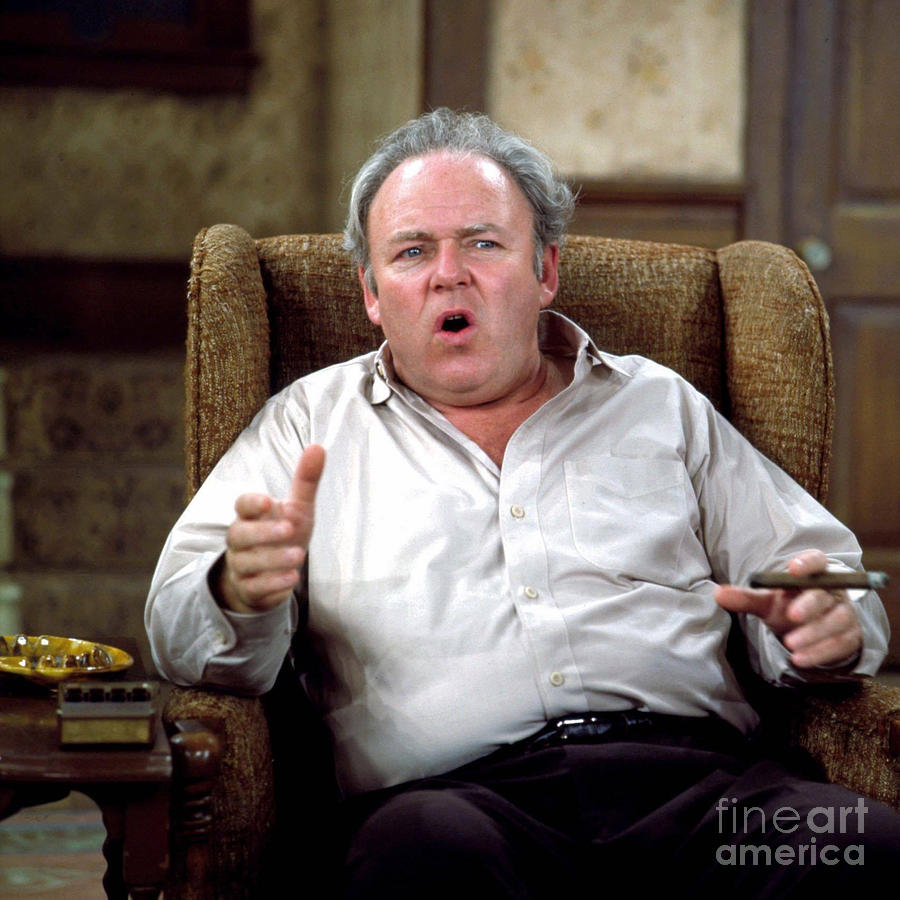 Carroll O'Connor as Archie Bunker by Pd