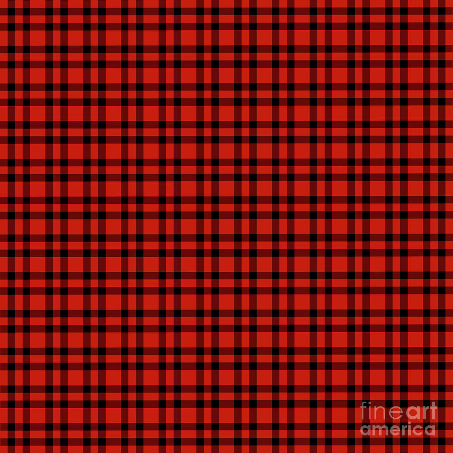 Classic Red Tartan Pattern Digital Art by Deborah Carpenter - Pixels