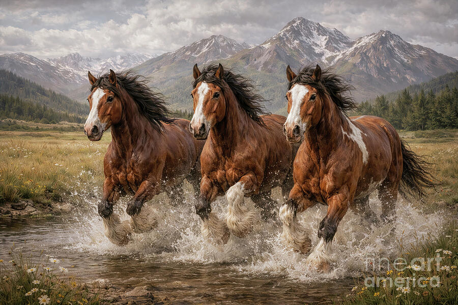 Clydesdale Run by Tina LeCour