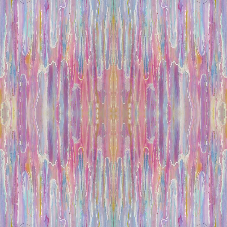 Colorful Dripping Abstract Pattern Digital Art by Jennifer Parks - Pixels