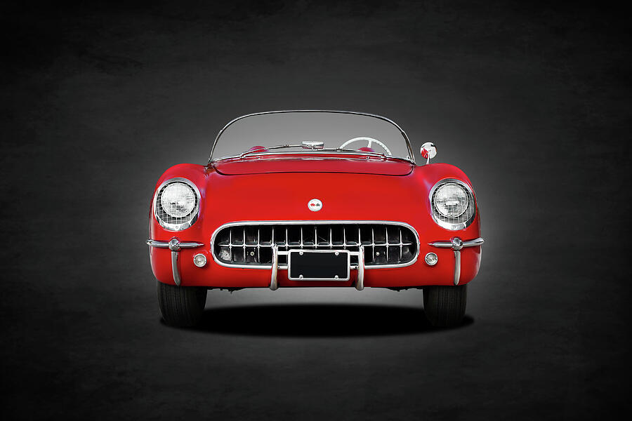 Corvette 1954 Front by Mark Rogan