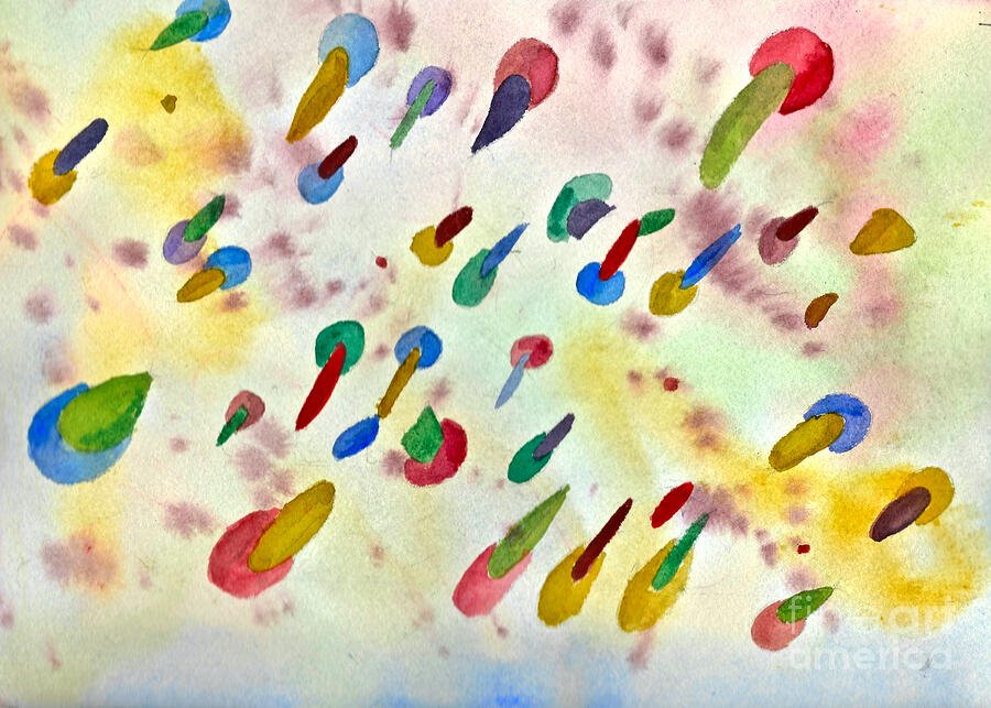 Cursive Experiment 2 Painting by L A Feldstein - Pixels