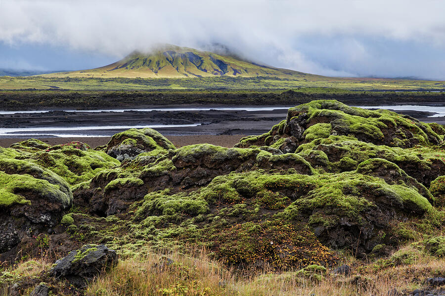 Distant Mountain, Iceland by Denise Bush