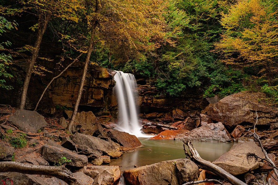 Douglas Falls in the Fall by Dan Friend