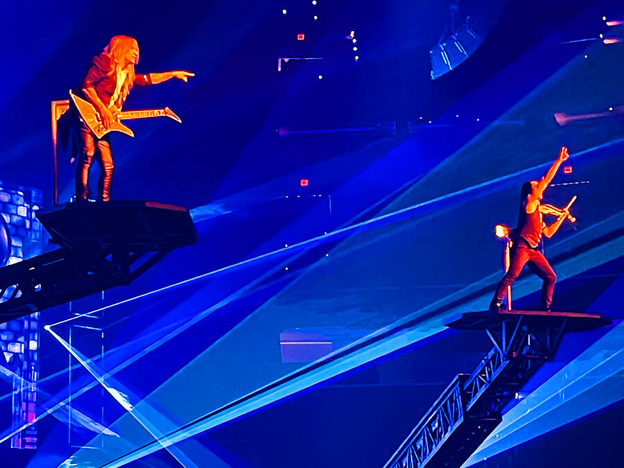 Dramatic Rock Concert Performance Photograph by Broken Soldier - Pixels