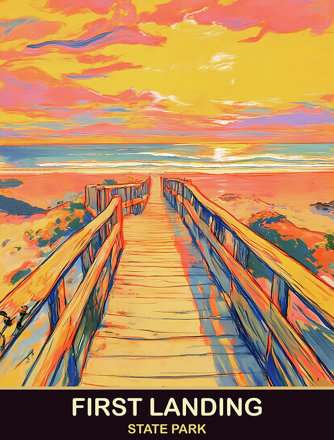 First Landing State Park, VA Digital Art by Long Shot - Pixels