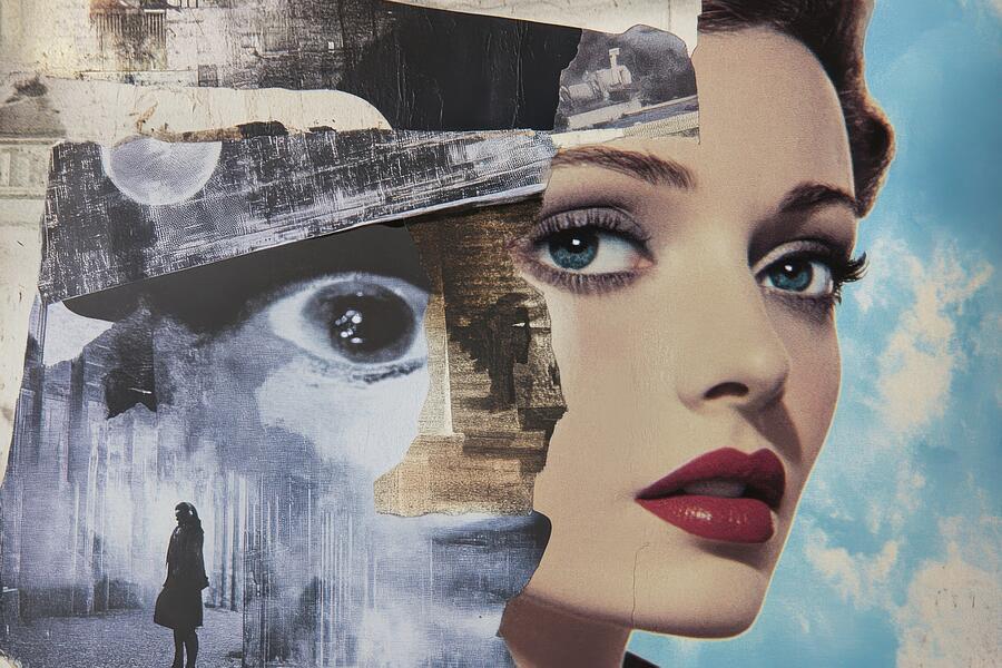 Fragmented Perspectives - Surreal Collage by Matthias Hauser