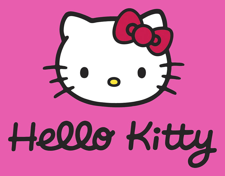 Hello Kitty Iconic Design Digital Art by Maya Moss - Pixels