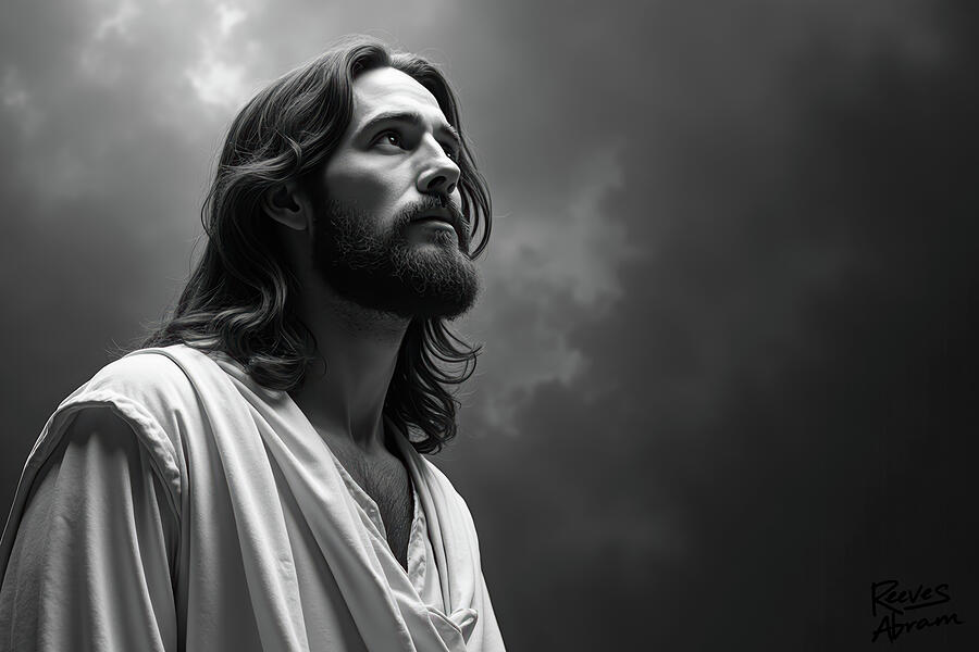 Jesus in Quiet Thought Photograph by Reeves Abram - Pastor Reeves Studio - Pixels