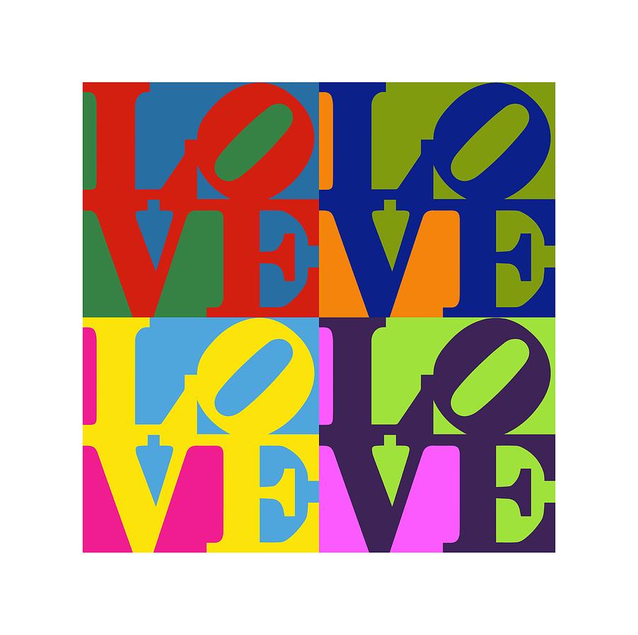 Love Pop Art Digital Art by Luis Medeiros - Pixels
