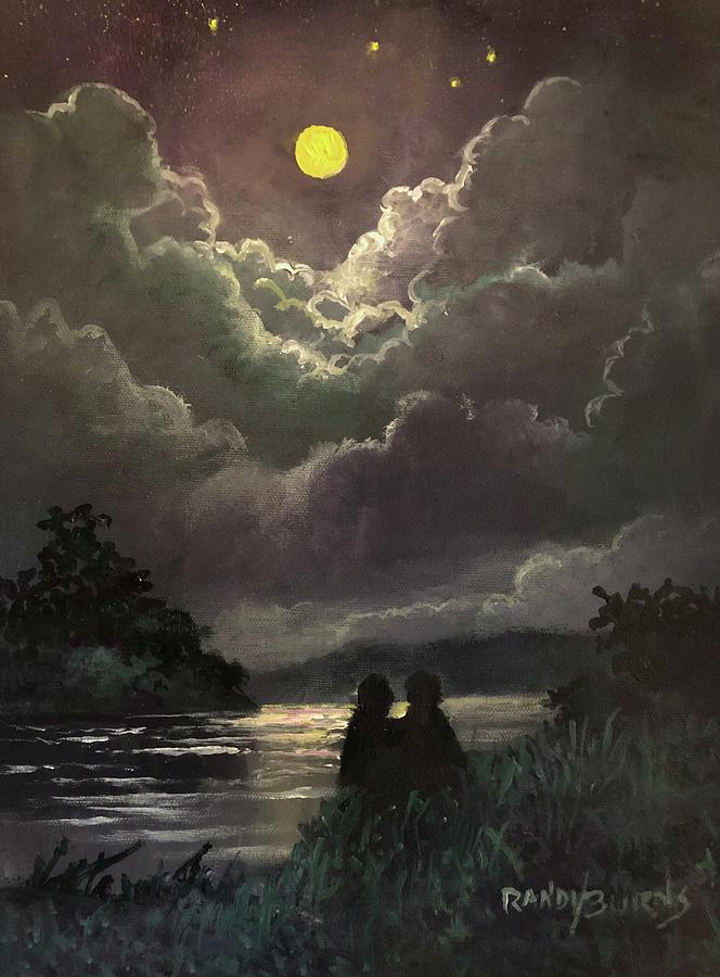Lovers And Moonlight by Rand Burns