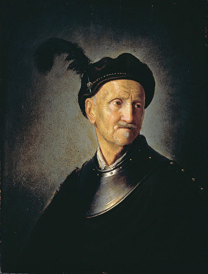 Man in Armour Painting by Rembrandt - Pixels