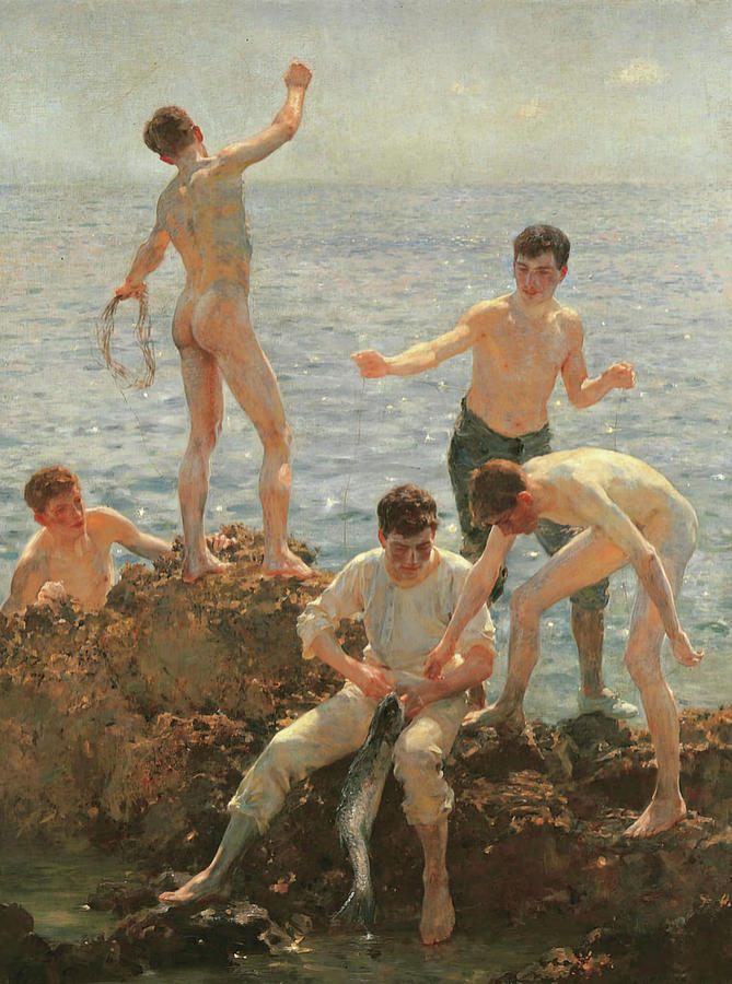 Midsummer Morning by henry Scott Tuke