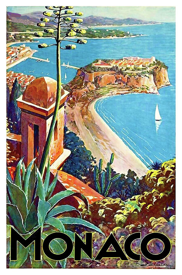Monaco Digital Art by Long Shot - Pixels