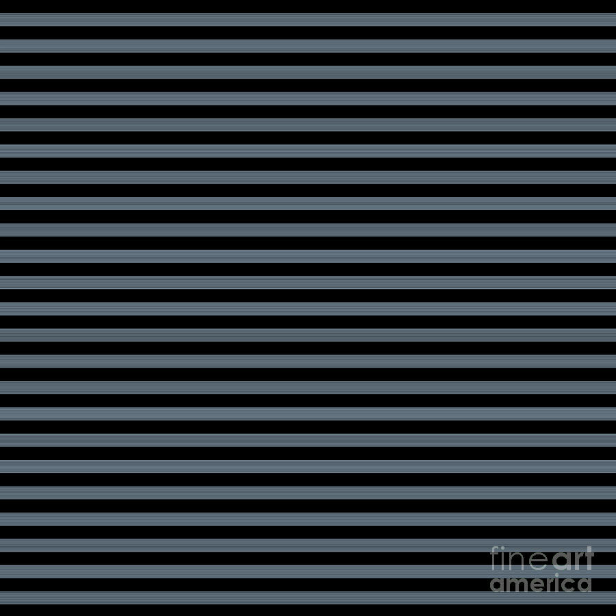 Monochrome Horizontal Lines Digital Art by Deborah Carpenter - Pixels